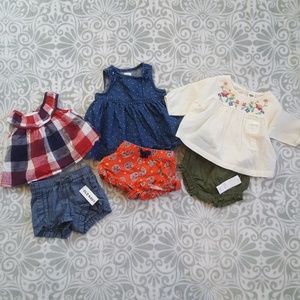 Summer baby girl lot 0-3 months